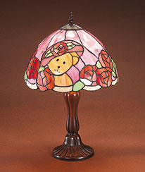Evening Rose Tiffany Style Lamp