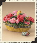 Peony Basket Treasure Box