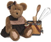 Betsy B. Bearyproud with Utensil Holder