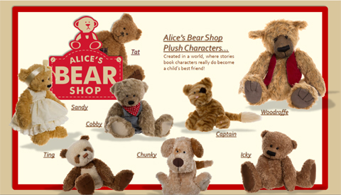 book and extra outfit by Charlie Bears bear Alice bear shop COBBY ABS186008 